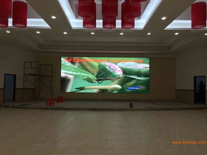 P4全彩室内LED屏餐厅投放广告屏价格解析 每平米多少钱？